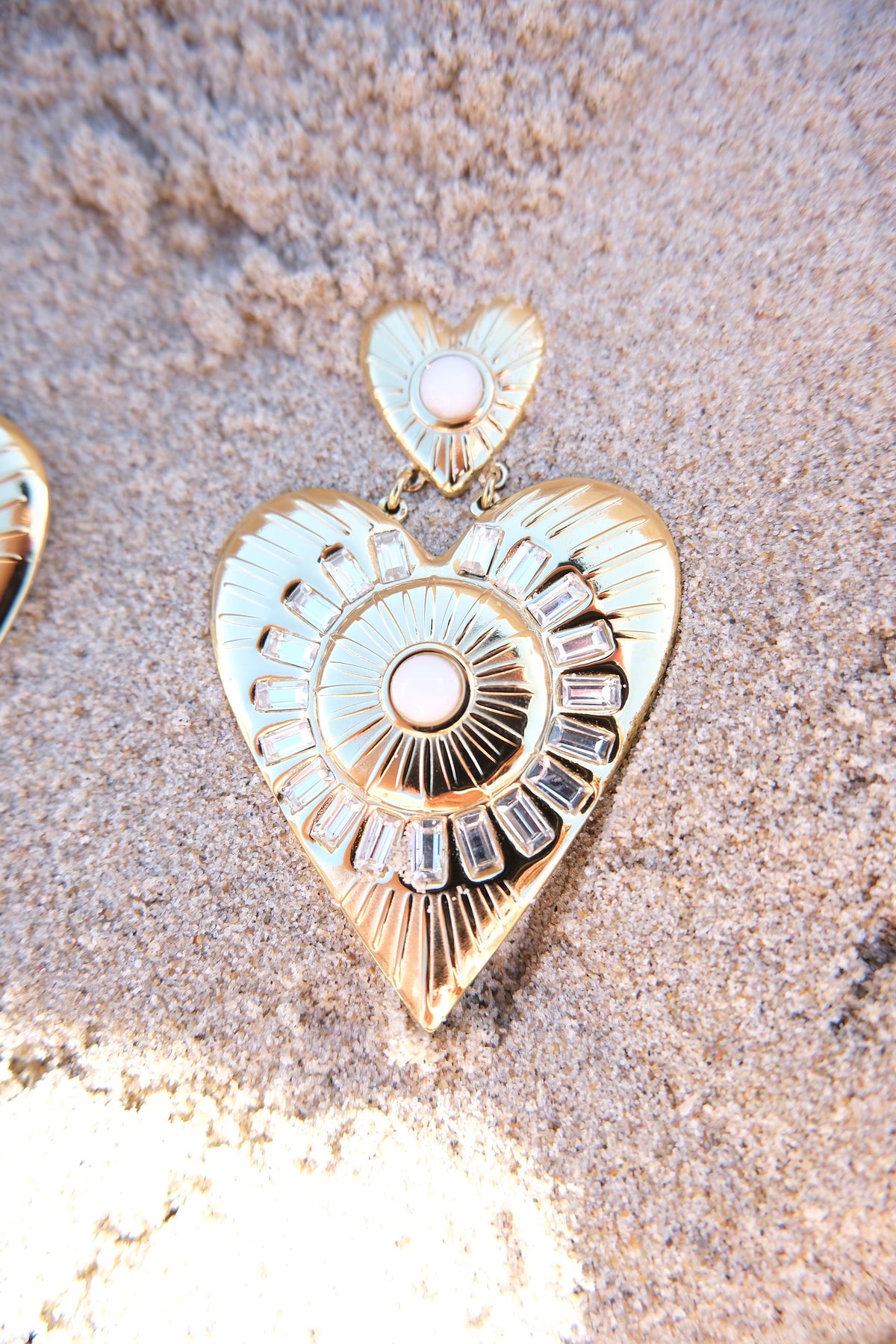 Boucles d’oreilles HEART OF GOLD