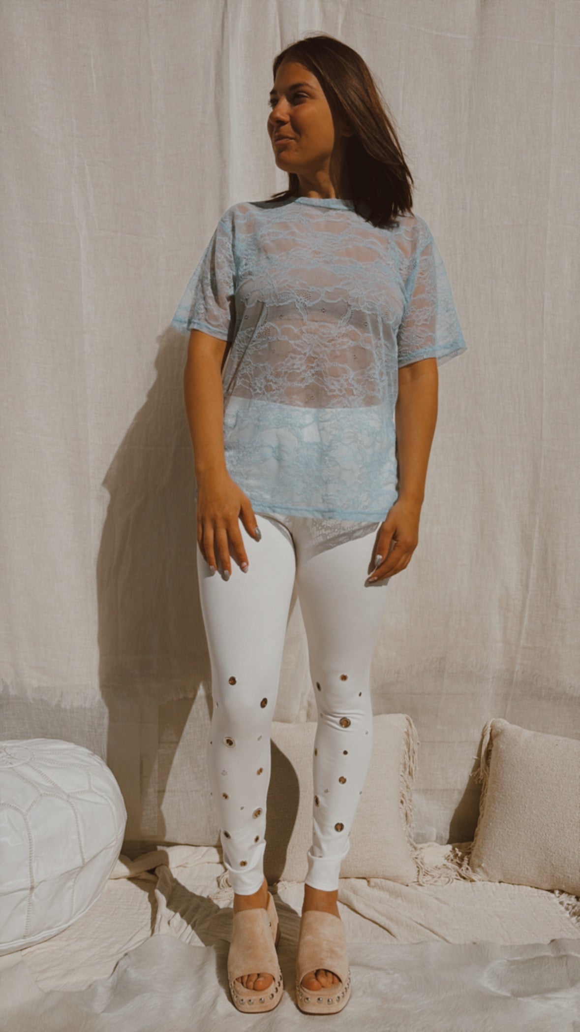 T shirt DENTELLE