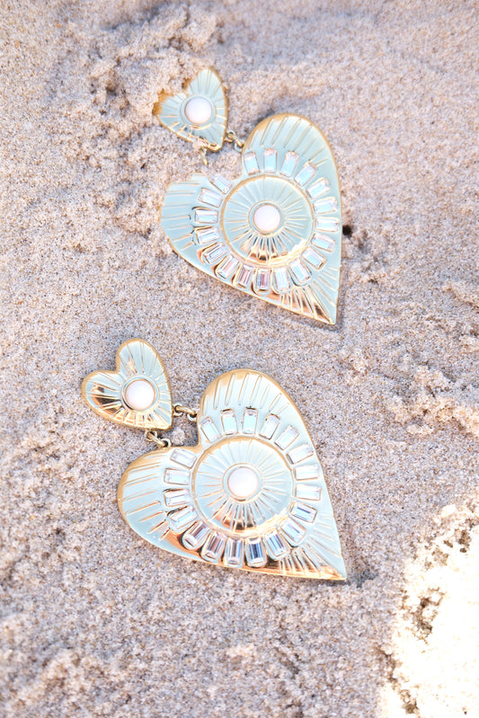 Boucles d’oreilles HEART OF GOLD