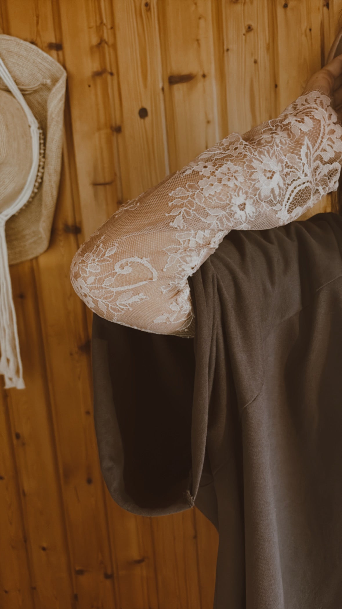 T shirt LONG LACE