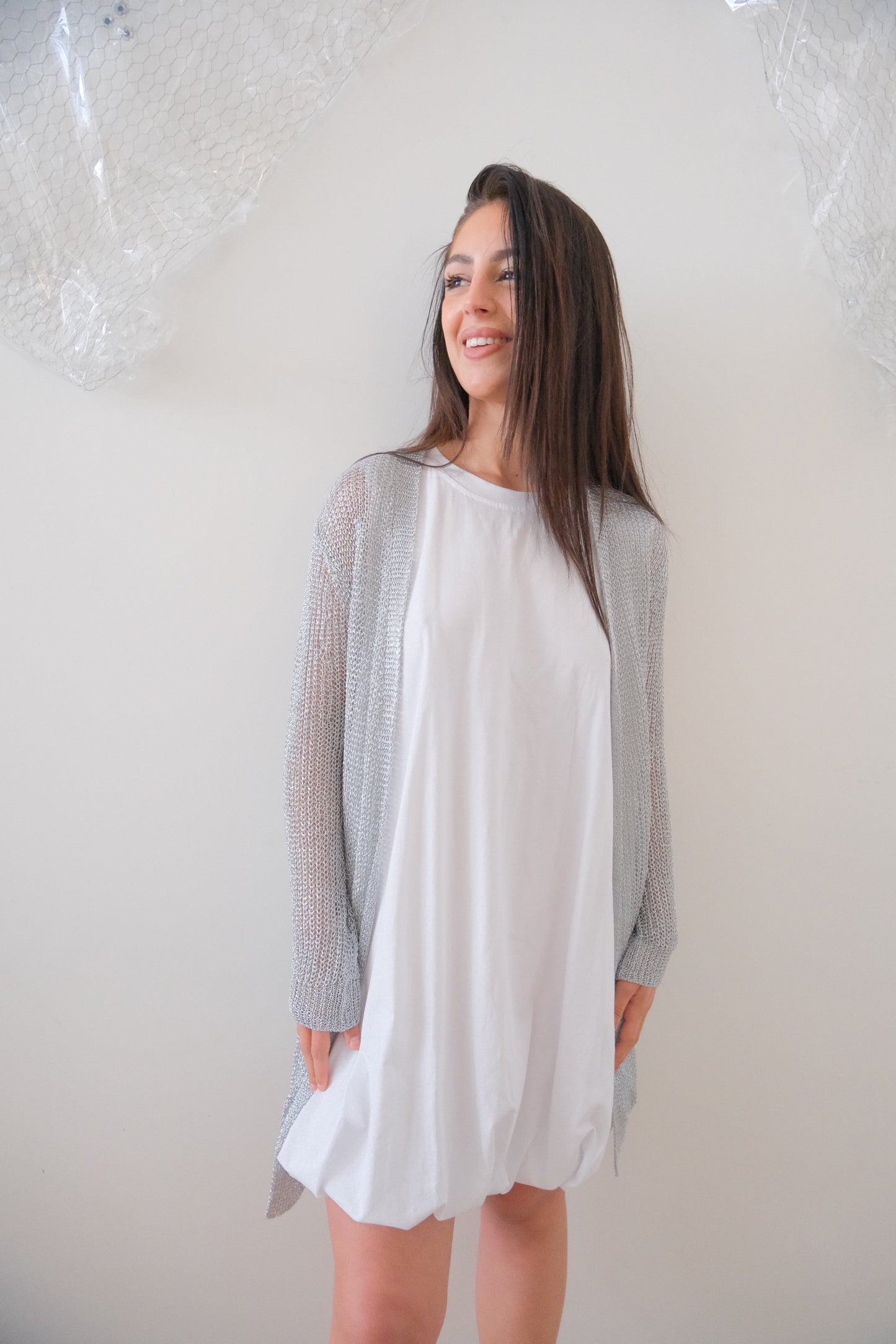 Cardigan SILVER
