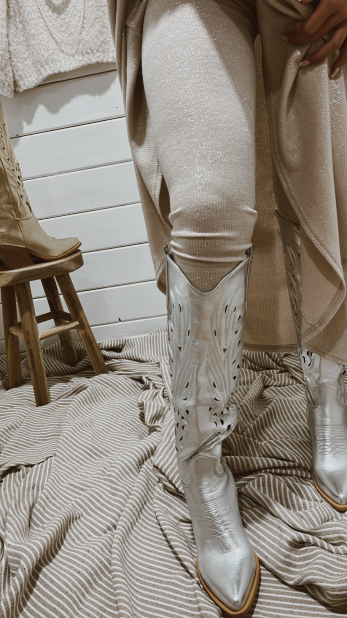 Santiags SILVER