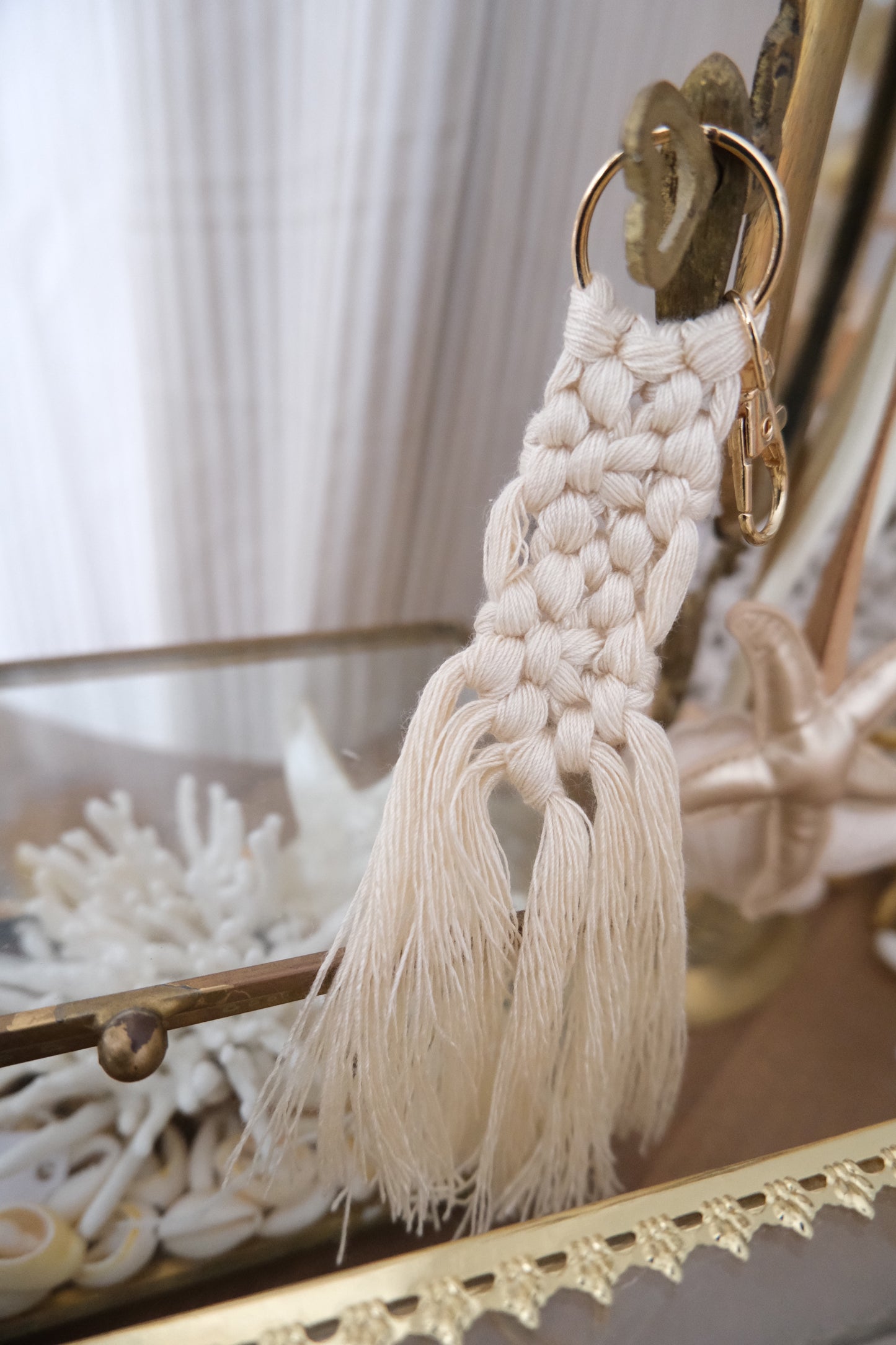 Porte clef MACRAMÉ