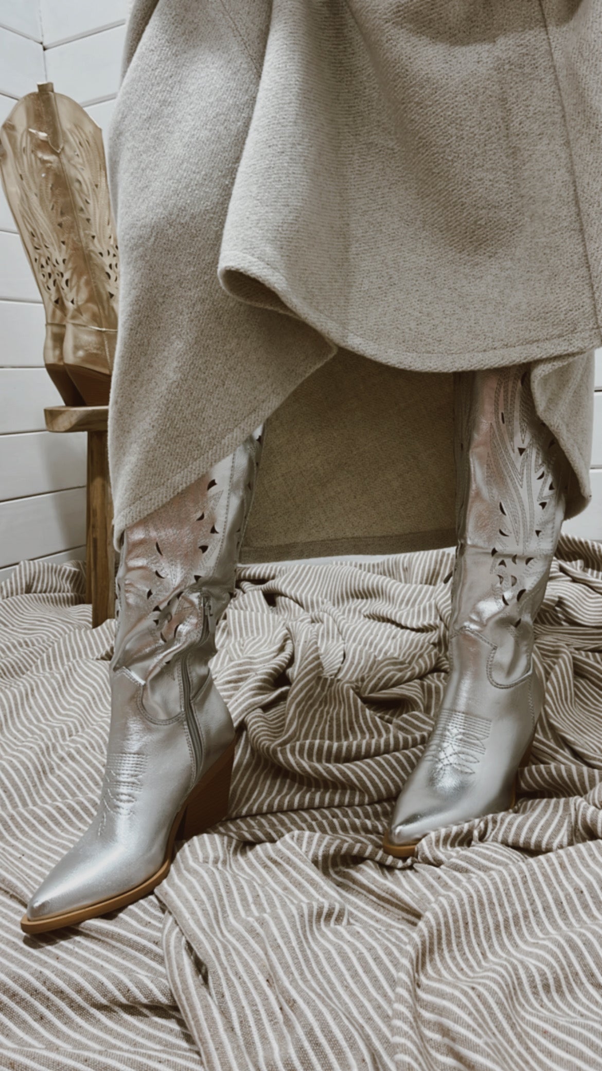 Santiags SILVER