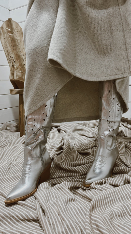 Santiags SILVER